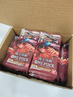2023 One Piece OP-02 Paramount War 78 x SEALED BOOSTER PACKS Japanese - Image 1