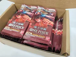 2023 One Piece OP-02 Paramount War 78 x SEALED BOOSTER PACKS Japanese - Image 3