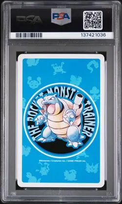 1998 POKEMON BLUE VERSION PLAYING CARDS QUEEN OF DIAMONDS #070 WEEPINBELL PSA 10 - Image 2