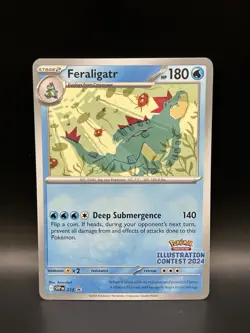 Feraligatr 213 - Pokemon Scarlet & Violet Black Star Promo Card - NM - Image 1