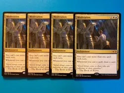 MTG 4x Moderation Modern Horizons 2 Magic the Gathering Card x4 NM - Image 1