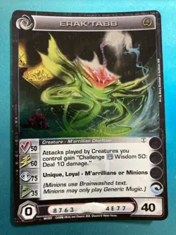 2x Chaotic ERAK’TABB Creature Rare Foil Card UNPLAYED MT - Image 2