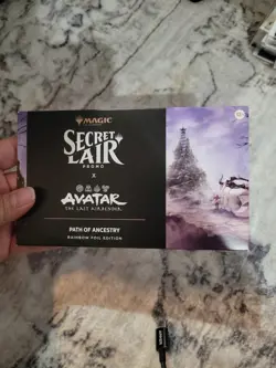MTG English SEALED FOIL Magic Card PATH OF ANCESTRY, Last Airbender Secret Lair - Image 1
