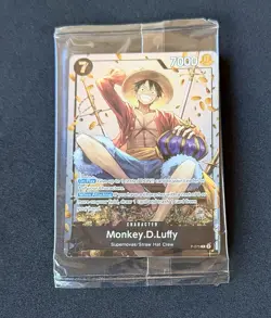 Monkey.D.Luffy P-075 Tin Pack Set Vol. 2 Promo One Piece Card Game SEALED - Image 1