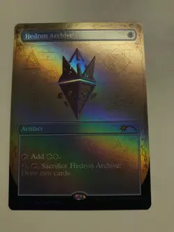 MTG Hedron Archive NM Blueprint Foil Borderless Extended Secret Lair Bonus - Image 1