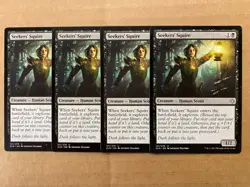 MTG 4x Seekers' Squire # 121 Ixalan Modern Magic the Gathering x4 NM - Image 1