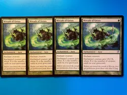 MTG 4x Wreath of Geists # 211 Innistrad Modern Magic the Gathering x4 NM - Image 1