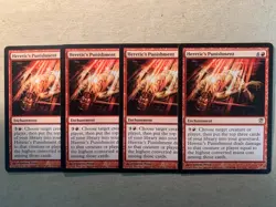MTG 4x Heretic's Punishment Innistrad Modern Magic the Gathering x4 NM - Image 1