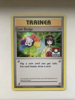 Gym Badge - XY206 - League Promo PL Promo Pokemon WK3 - Image 1