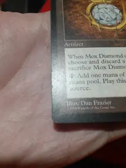 Mox Diamond Stronghold MTG Magic the Gathering Rare Artifact LP+ Reserved List - Image 3