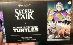 MTG Secret Lair x TMNT VHS Villains Foil SLD - Image 1