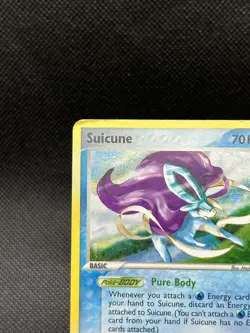 Pokemon TCG - Suicune 030 WOTC- Black Star Promo Holo - MP + - Image 2