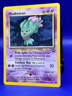 POKEMON Card MISDREAVUS Black Star Promo #39 NM - Image 2