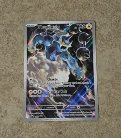 [ NM ] Thundurus 209 SV Black Star Promos Holo Promo Pokemon Card - Image 1