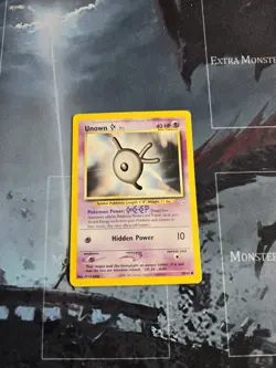 Unown [K] 58/64 Neo Revelation Regular Pokemon Card MP - Image 1