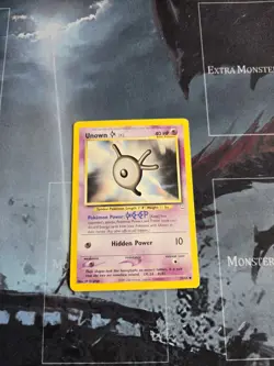 Unown [K] 58/64 Neo Revelation Regular Pokemon Card MP - Image 2