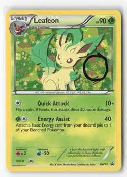 #Leafeon #BW87 Promo,Holo,Swirl Near Mint or Better Pokemon - Image 1