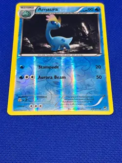 Pokemon Tcg Amaura 25/111 XY Furious Fists Reverse Holo - Image 2