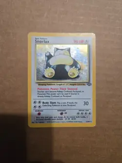 Pokemon TCG Snorlax 11/64 Jungle Holo Rare WOTC LP - Image 1