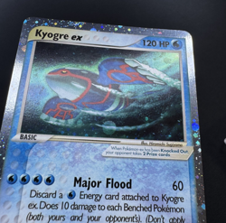 KYOGRE EX-HOLO 2003 Pokemon BLACK STAR NINTENDO PROMO #1 NICE!!!! (B) - Image 5