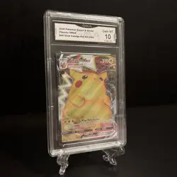 2020 Pokemon Sword Shield Pikachu Vmax 44/185 Vivid Voltage Full Art Holo GMA 10 - Image 2