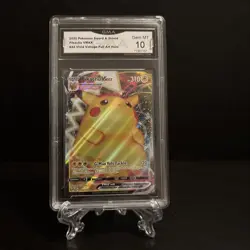 2020 Pokemon Sword Shield Pikachu Vmax 44/185 Vivid Voltage Full Art Holo GMA 10 - Image 5