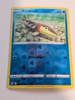 Barraskewda 053/192 - Rebel Clash Pokemon Reverse Holo Foil Nice! - Image 1