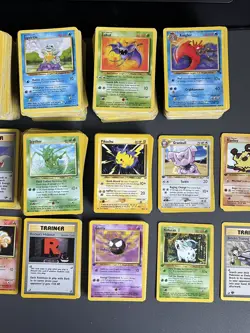 Pokemon WOTC Joblot Bundle 1st Ed Fossil Neo Jungle Rocket Base 1200+ Cards - Image 3