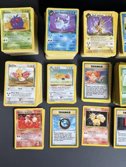 Pokemon WOTC Joblot Bundle 1st Ed Fossil Neo Jungle Rocket Base 1200+ Cards - Image 4