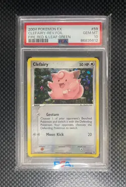 Pokemon Clefairy Fire Red & Leaf Green Reverse Foil PSA 10 - Image 2