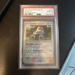 PSA 10 Snorlax 143/165 - Reverse Holo - Pokemon MEW En - SV:151 - Pop. 36 - Image 2