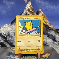 Surfing Pikachu - 28/53 Pokemon WOTC Promo - Regular LP+ - Image 1