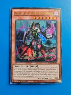 Near Mint Yugioh Diabellstar the Black Witch - RA03-EN032 - Ultra Rare - Image 1