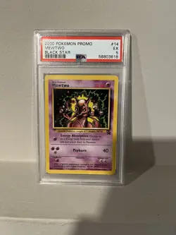 Mewtwo - 2000 Pokemon Promo - Black Star - #14 - PSA 5 - Image 1