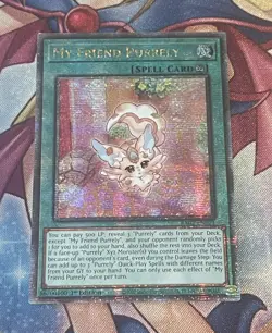 My Friend Purrely RA02-EN079 Pack Fresh NM 1st ED Yugioh Quarter Century Rare - Image 1