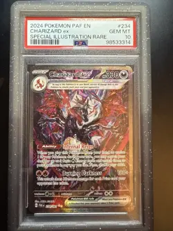 Pokemon TCG: Paldean Fates - Charizard EX 234 SIR Special Illustration [PSA 10] - Image 1