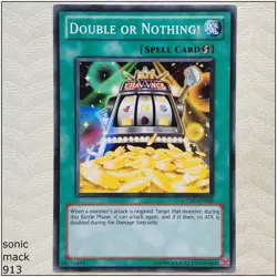 Double or Nothing! - GENF-EN046 - Common Unlimited Yugioh - Image 1
