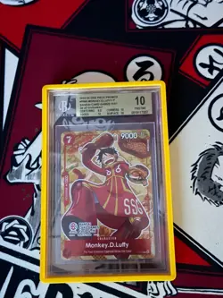 One Piece Monkey D Luffy Promo BGS 10 Pristine Bandai Card Fest 24-25 Giveaway - Image 1