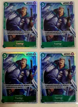 4x One Piece OP10-032 SR Tashigi - English - Foil - Playset - TCG - NM/M - Image 1
