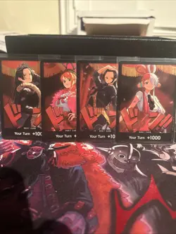 One Piece EB03 - Heroines DON Art SetCards ENGLISH NM Nami, Robin, Boa, Uta Don - Image 1