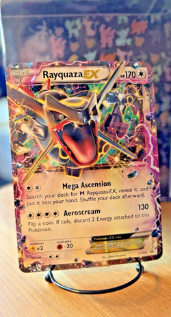 Rayquaza EX (XY69) Jumbo/Oversized Pokemon Card Holo - Image 1