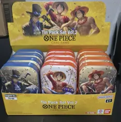 One Piece TCG Tin Pack Set Vol. 2 Set Lot Of 12 OP-13 Display English | IN HAND - Image 1