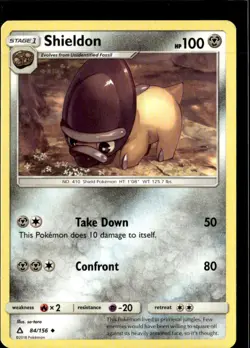 Pokemon Shieldon 84/156 Ultra Prism Non Holo Uncommon 5 Card Lot - Image 1