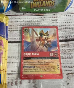 Disney Lorcana Trading Card Game 2 Decks 4 Booster Packs 1 Promo Card NEW - Image 2