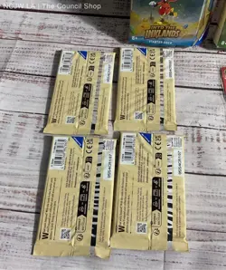 Disney Lorcana Trading Card Game 2 Decks 4 Booster Packs 1 Promo Card NEW - Image 4