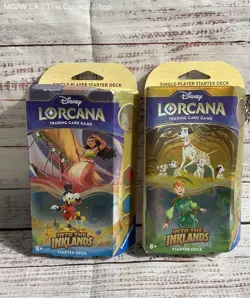 Disney Lorcana Trading Card Game 2 Decks 4 Booster Packs 1 Promo Card NEW - Image 5