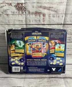 Disney Lorcana Trading Card Game 2 Decks 4 Booster Packs 1 Promo Card Sealed #2 - Image 5