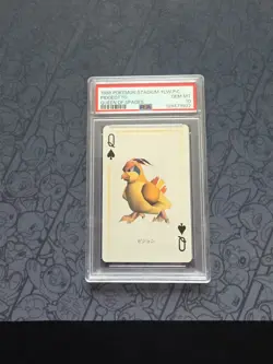 Pokemon: Pidgeotto Queen of Spades YLW Playing Card 1998 Japanese - PSA 10 -C106 - Image 1