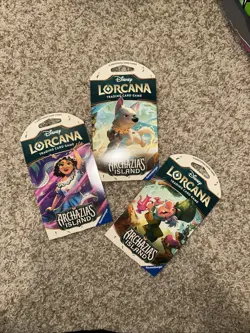 Disney Lorcana: Archazia's Island Booster Pack 3 - 12 Cards Each - UNOPENED 4050368981721 - Image 1