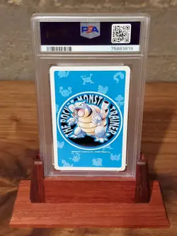 1998 Pokemon Nidoran Blue Back Poker Playing Card 9 of Spades - PSA 10 - Image 2